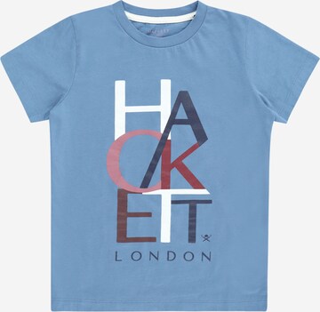 Tricou de la Hackett London pe albastru: față