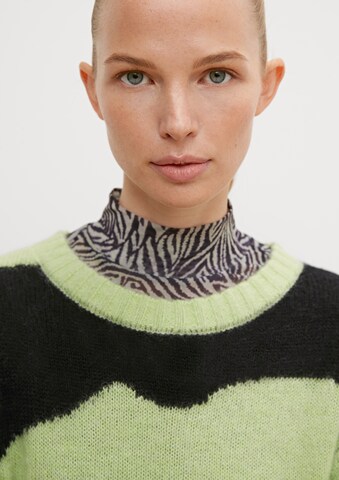 Pull-over comma casual identity en vert