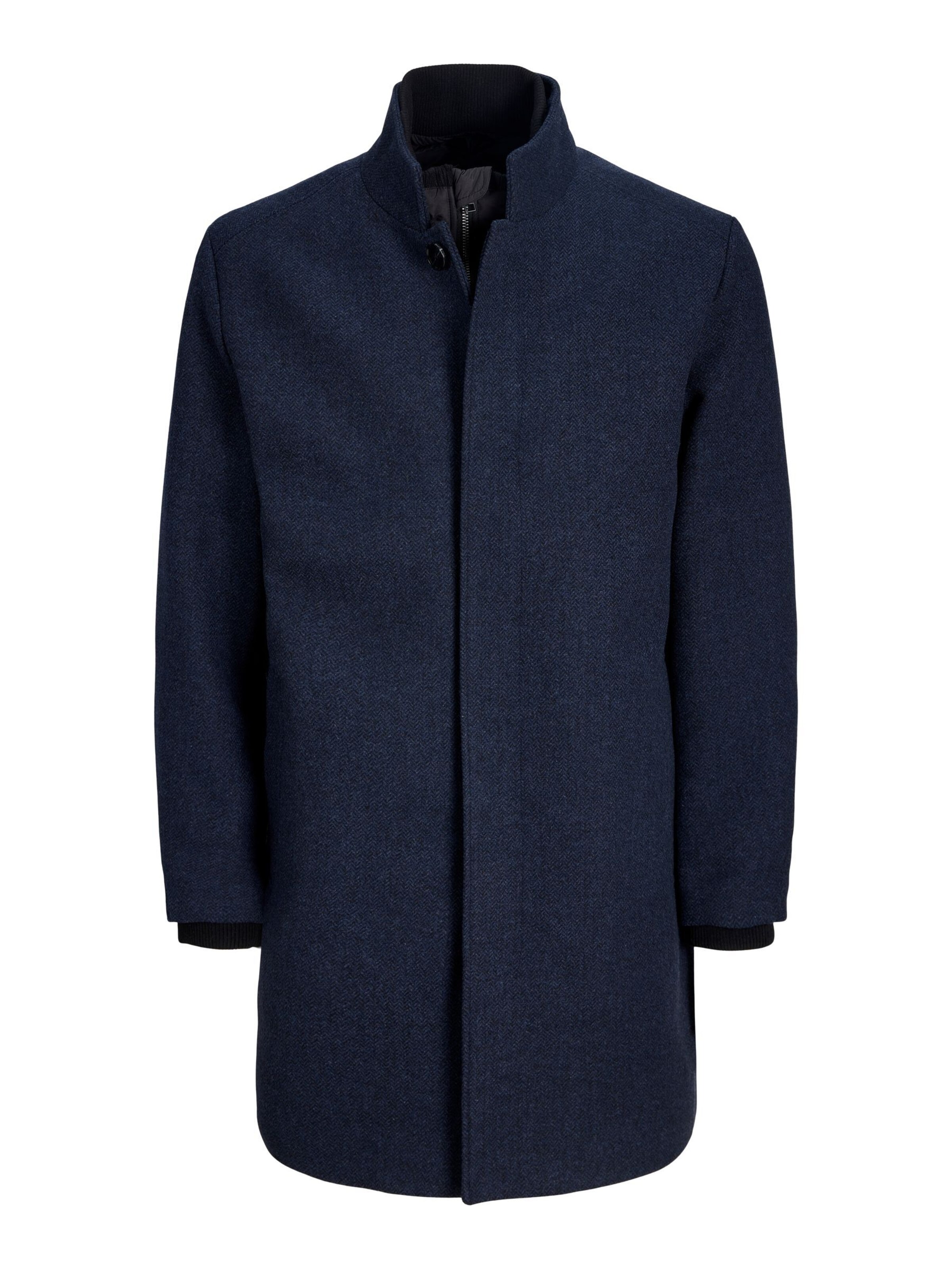 Manteau mi-saison 'JJEMelton' JACK & JONES en bleu : devant
