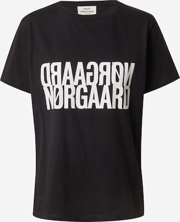 MADS NORGAARD COPENHAGEN Shirt in Zwart: voorkant