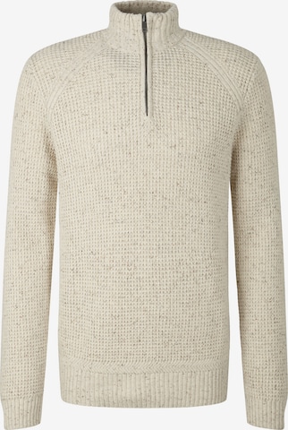 TOM TAILOR Sweater in White: front