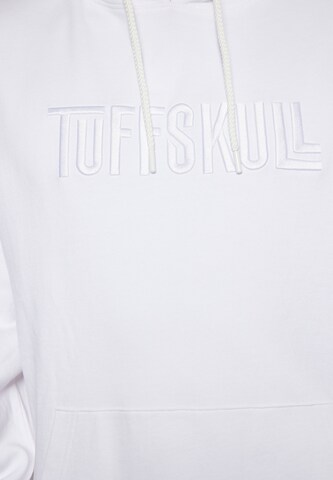 Sweat-shirt TUFFSKULL en blanc