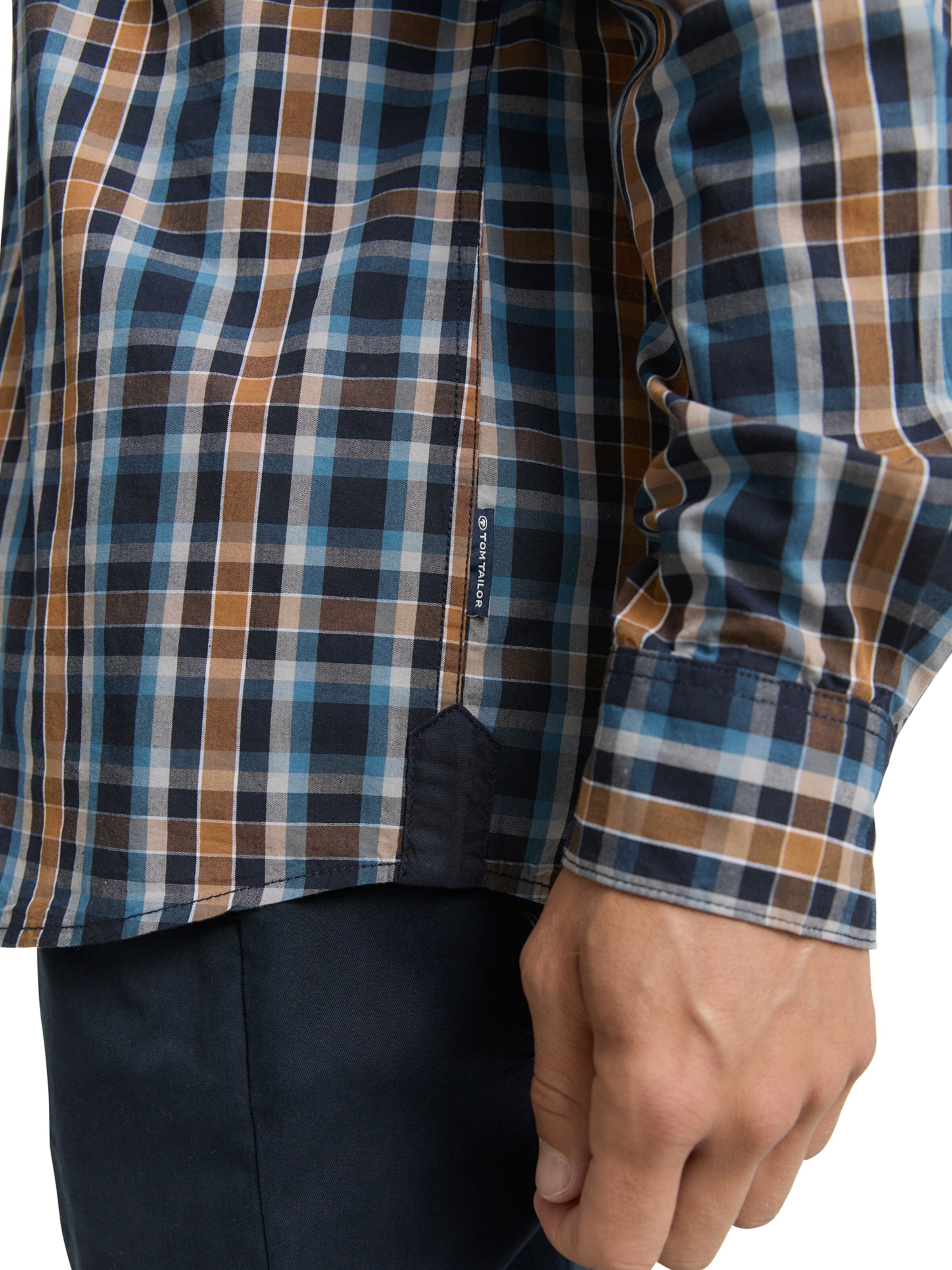 TOM TAILOR Regularny krój Koszula w kolorze niebieski