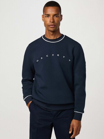 Hackett London Sweatshirt in Blauw: voorkant