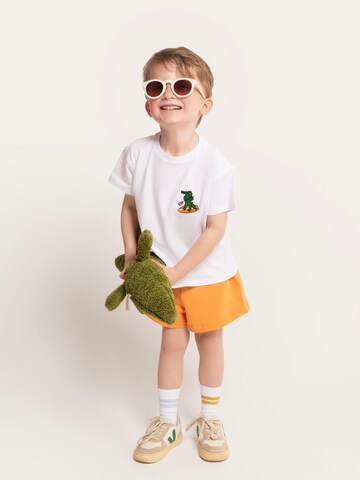 SATURNDAY Shirt 'Krokodil auf SUP' in Weiß