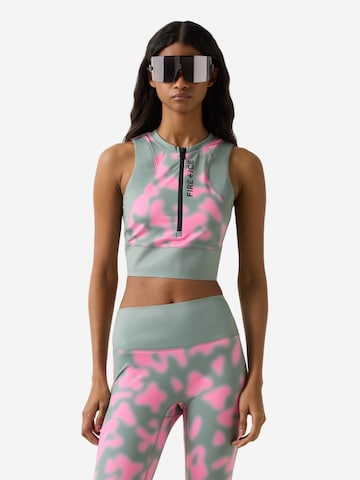 Bogner Fire + Ice Sporttop 'Celeste' in Grün: Vorderseite