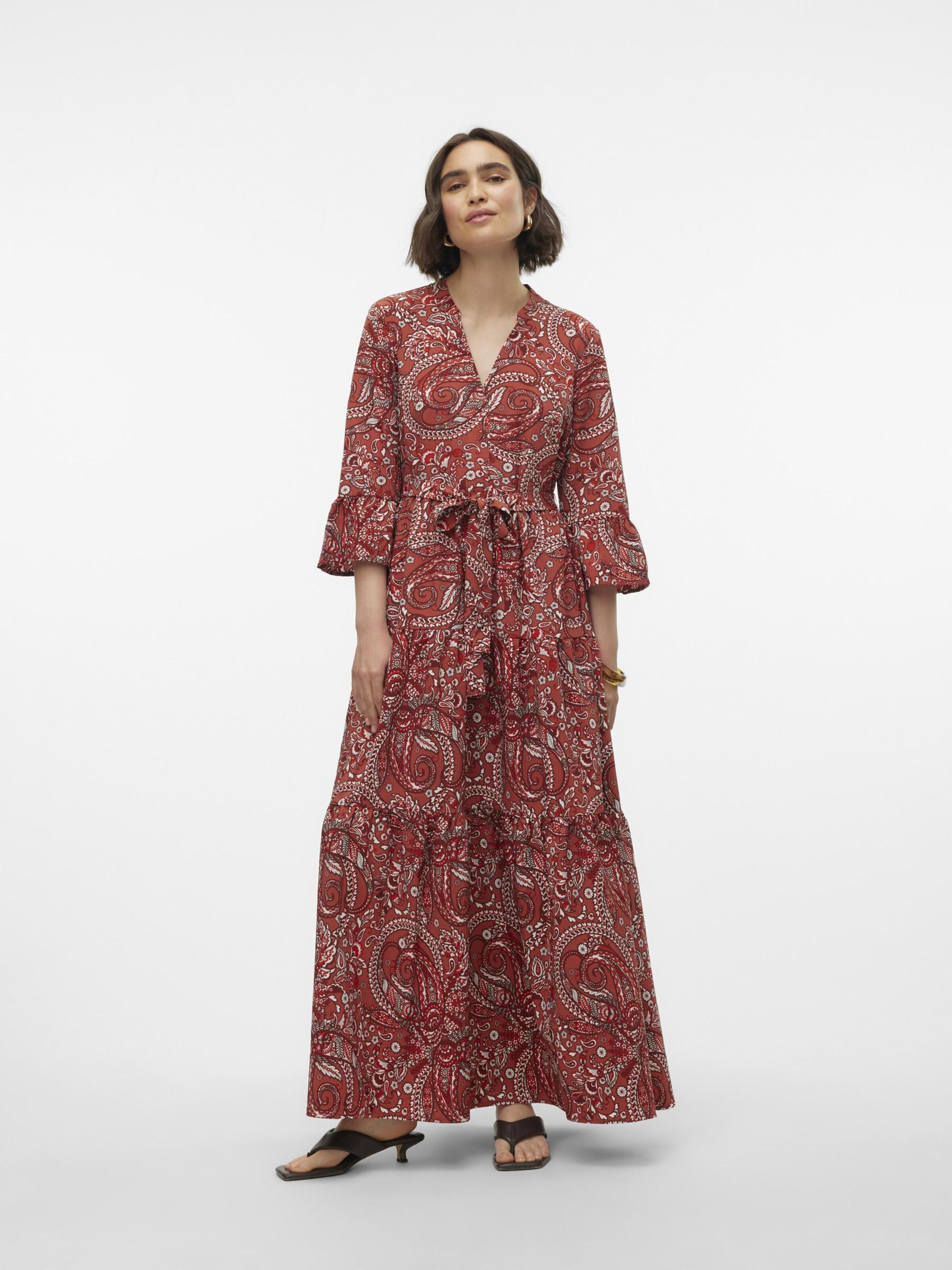 Vero moda jurk rood hotsell
