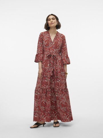 VERO MODA Shirt dress 'ZERA' in Red