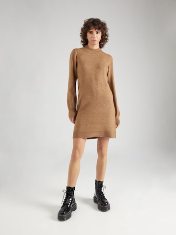 JDY Knitted dress 'Rue' in Brown: front