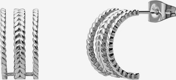 Lucardi Earrings 'Chic' in Silver: front