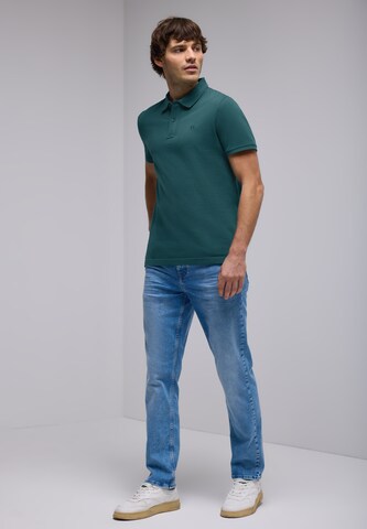 Street One MEN Piquée-Poloshirt in Grün