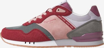Pepe Jeans Sneakers 'LONDON TAWNY' in Red: front