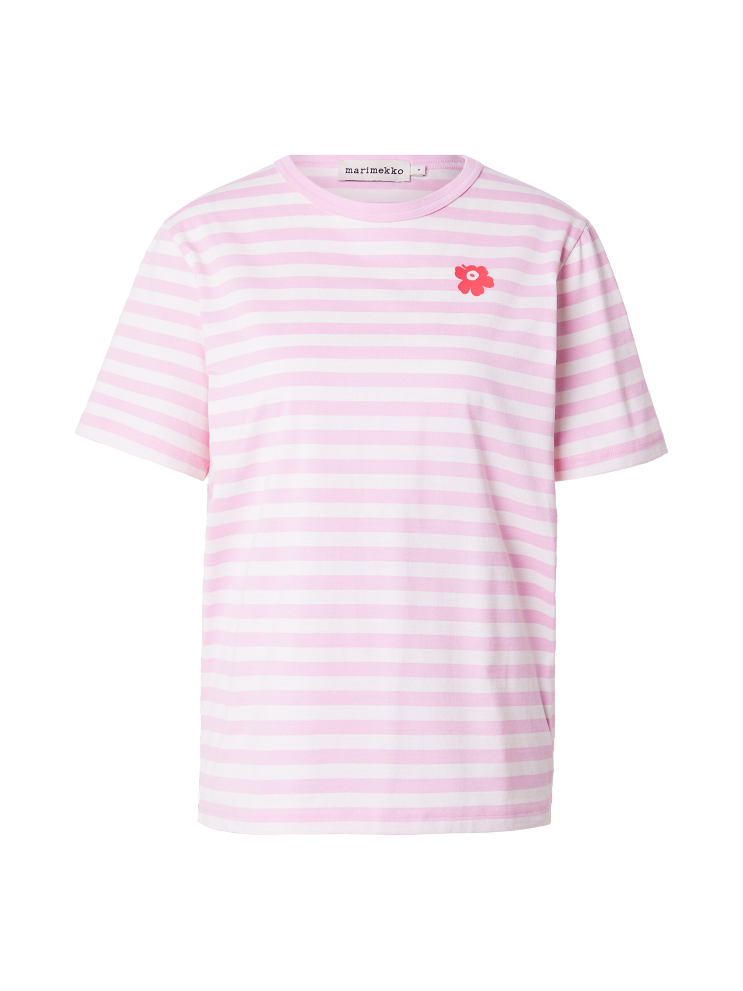 Marimekko Shirt 'Tasaraita Unikko' in Pink: front