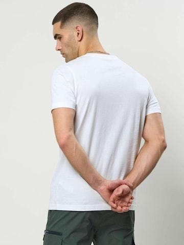 KAPPA Regular Fit Skjorte ' KMLogo Cafers ' i hvid