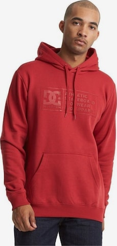 DC Shoes Sweatshirt 'Dc Shoes Density Zone' in Red: front