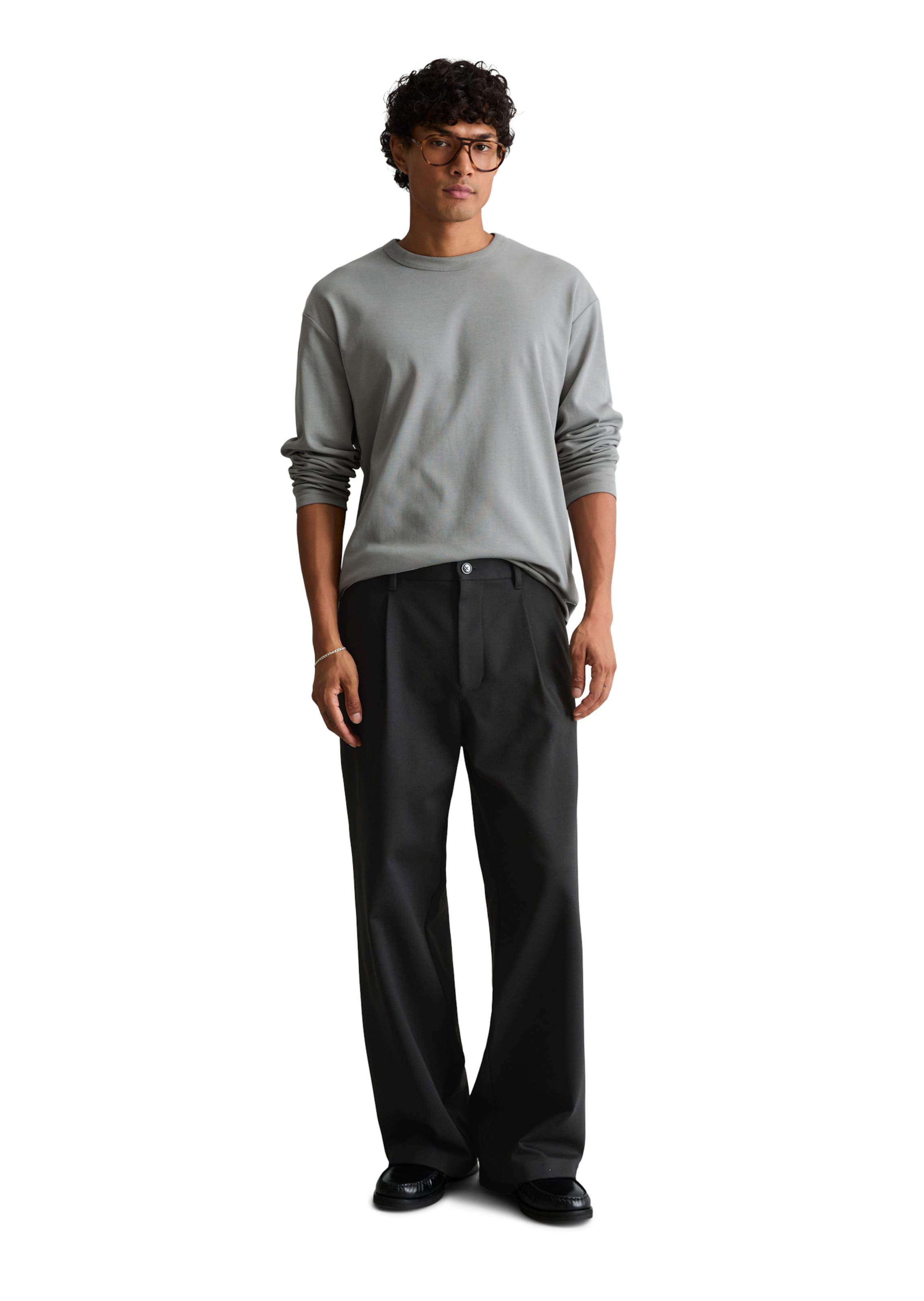Marc O'Polo DENIM Shirt in Grey: front