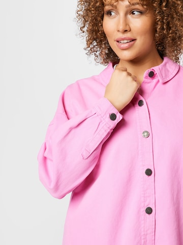 Noisy May Curve Bluse 'Matilda' in Pink