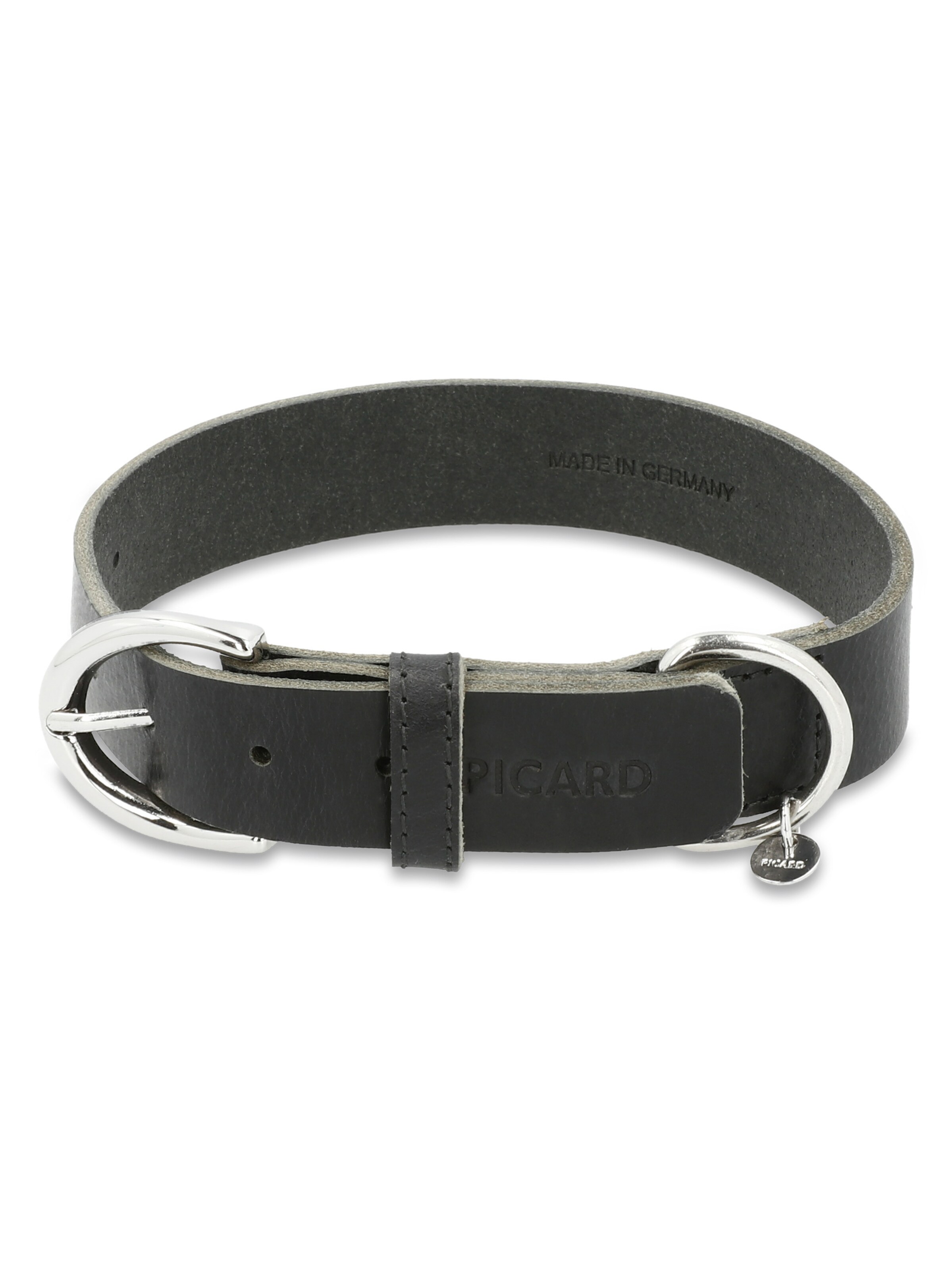 Picard Hundehalsband 'Collar' in Schwarz: Vorderseite