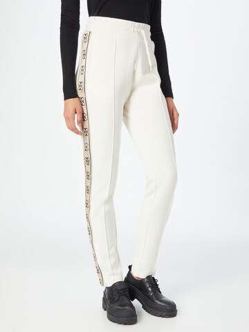 GUESS Tapered Workout Pants 'BRITNEY' in Beige: front