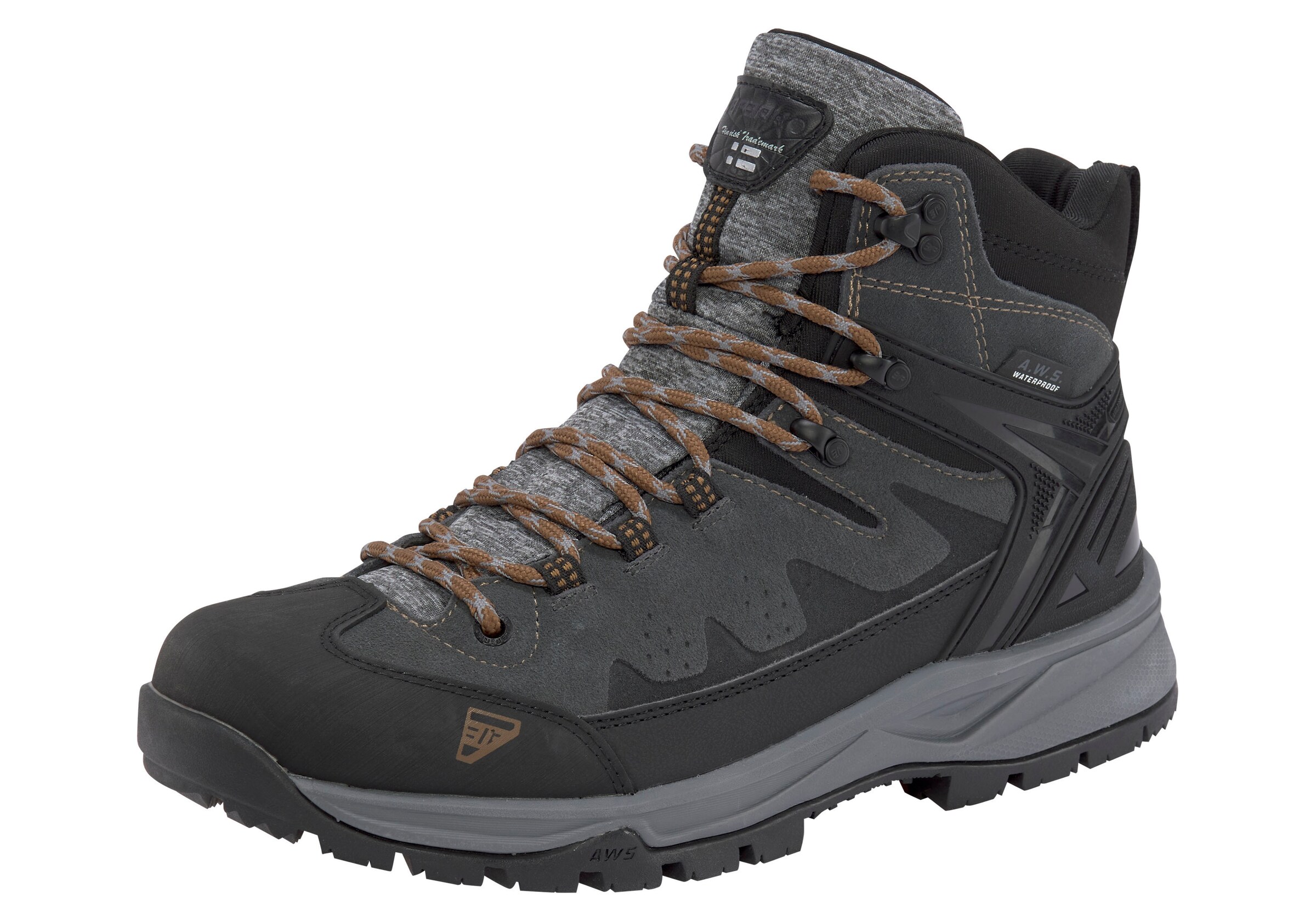ICEPEAK Boots 'WYNNE' in Grau: Vorderseite