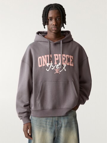Pull&Bear Sweatshirt i grå: framsida