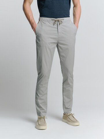 Regular Pantalon No Excess en gris : devant