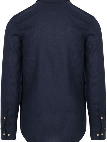 Suitable Comfort fit Button Up Shirt in Blue