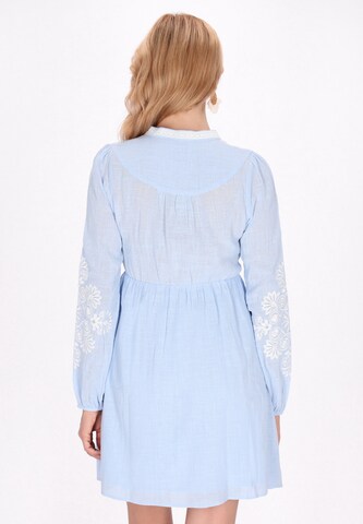 usha FESTIVAL Shirt dress 'Spring Summer' in Blue
