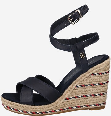 TOMMY HILFIGER - Sandalias con hebilla en azul