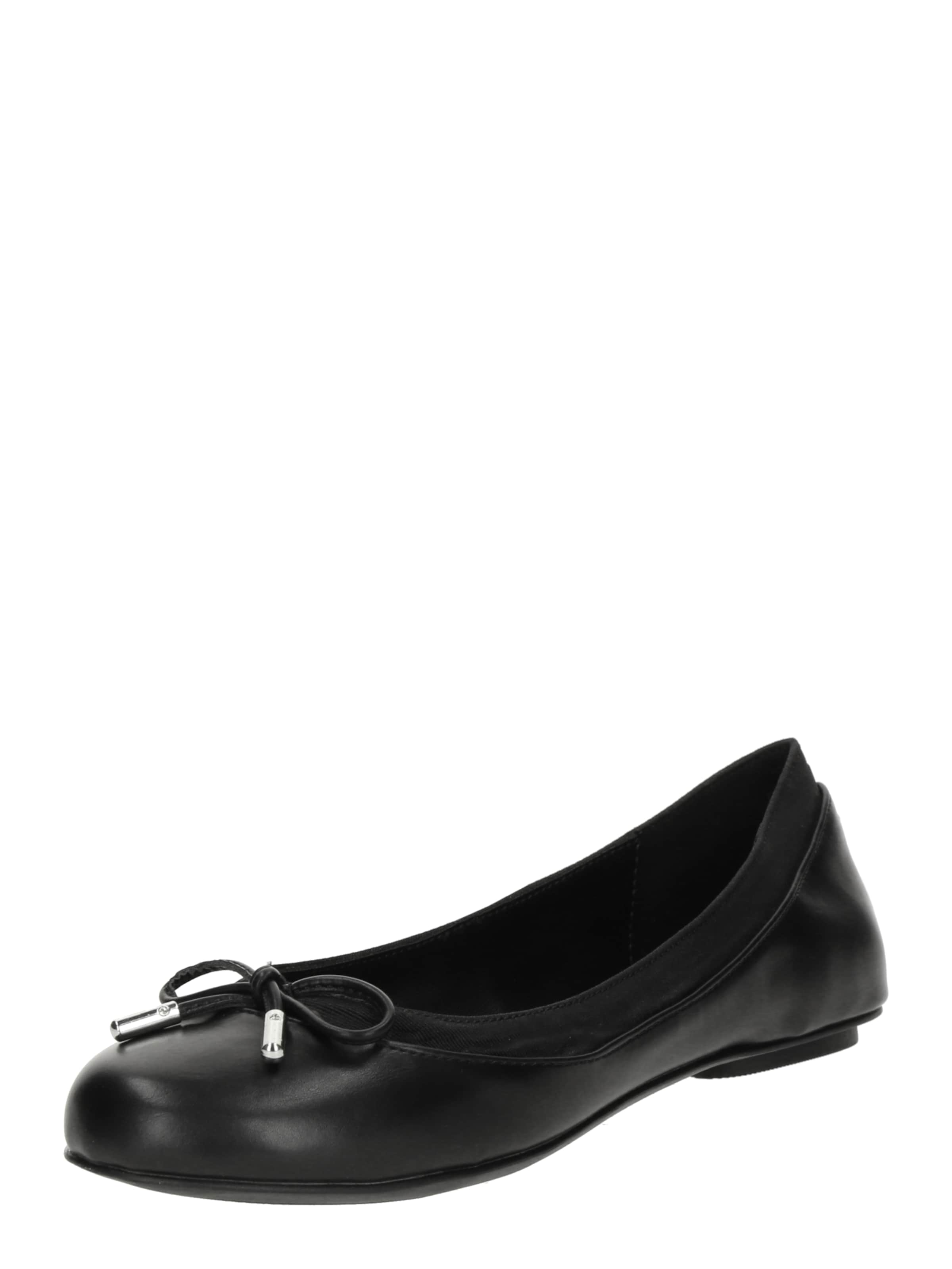 BUFFALO Μπαλαρίνα σε μαύρο: μπροστά