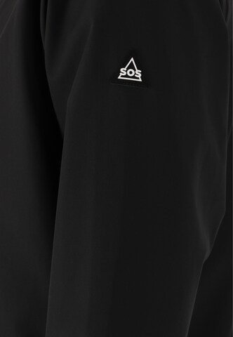 SOS Weatherproof jacket 'Tulum' in Black