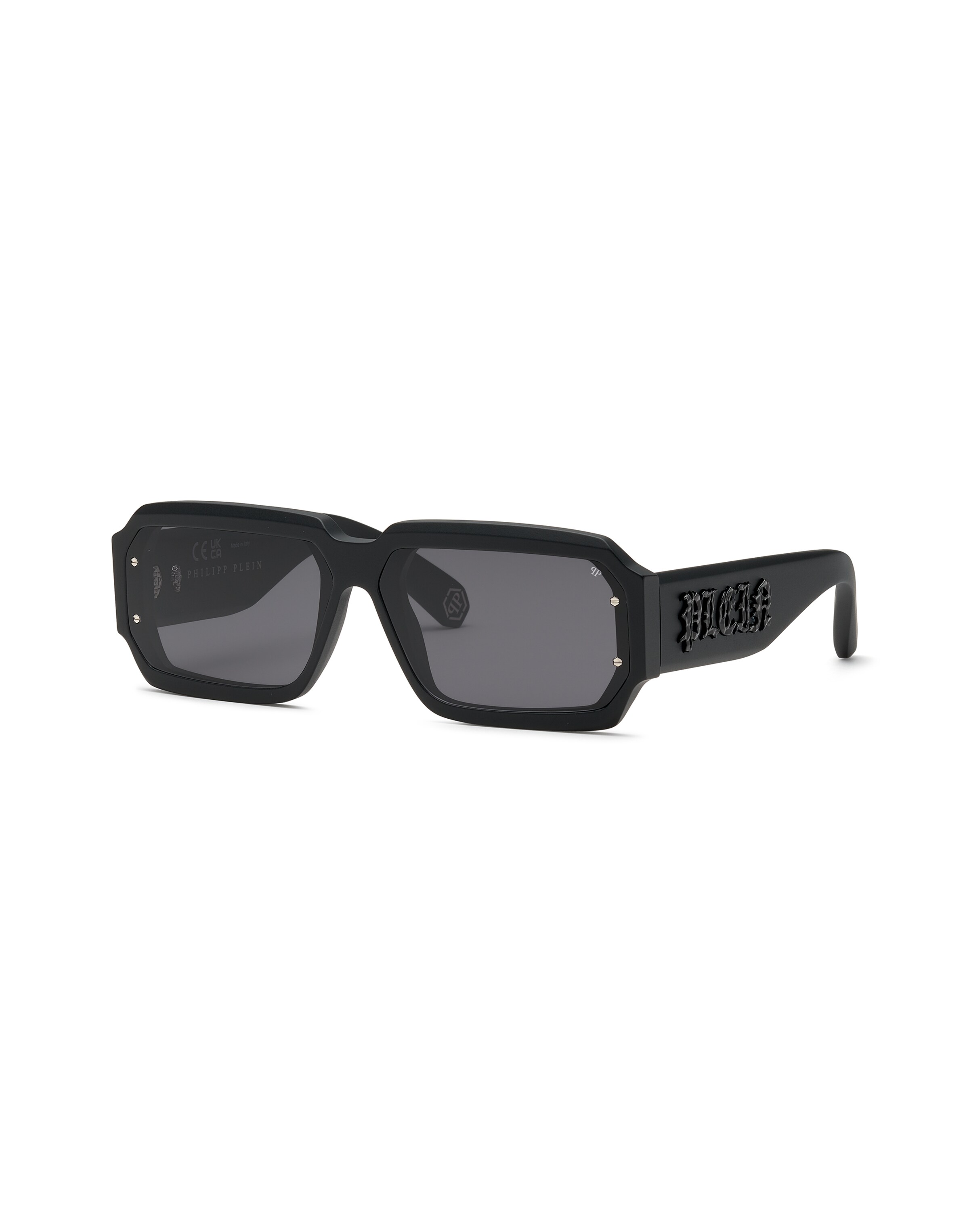 Philipp Plein Sonnenbrille in Schwarz