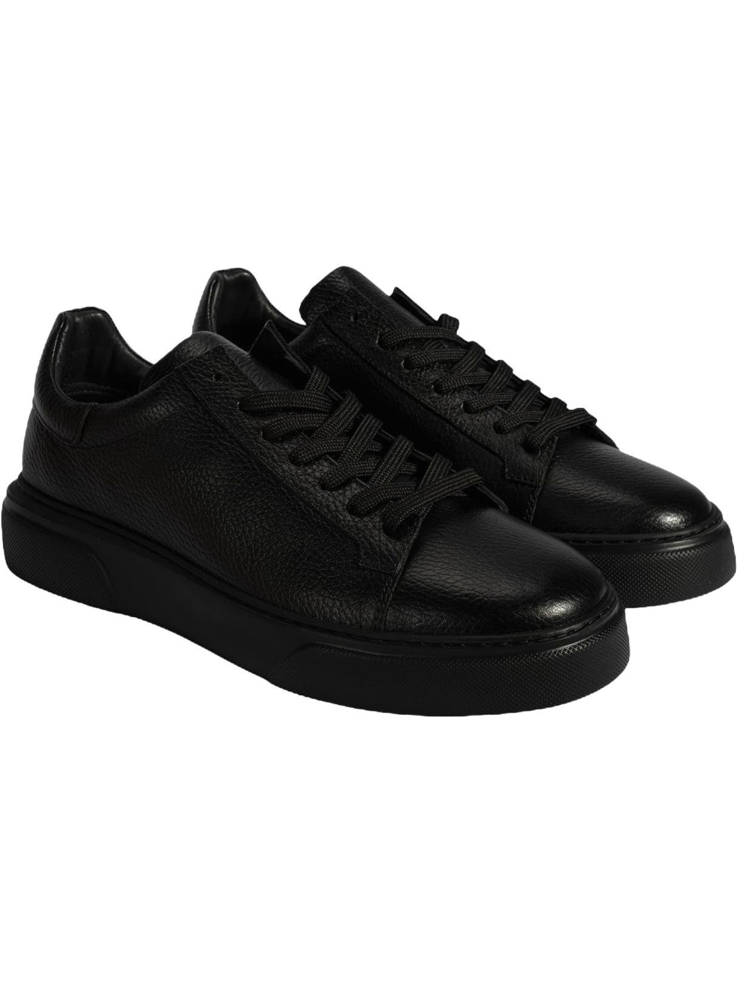 Desa - Zapatillas sin cordones 'Trainer' en negro