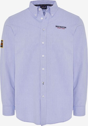 Navigator Regular fit Button Up Shirt in Blue: front