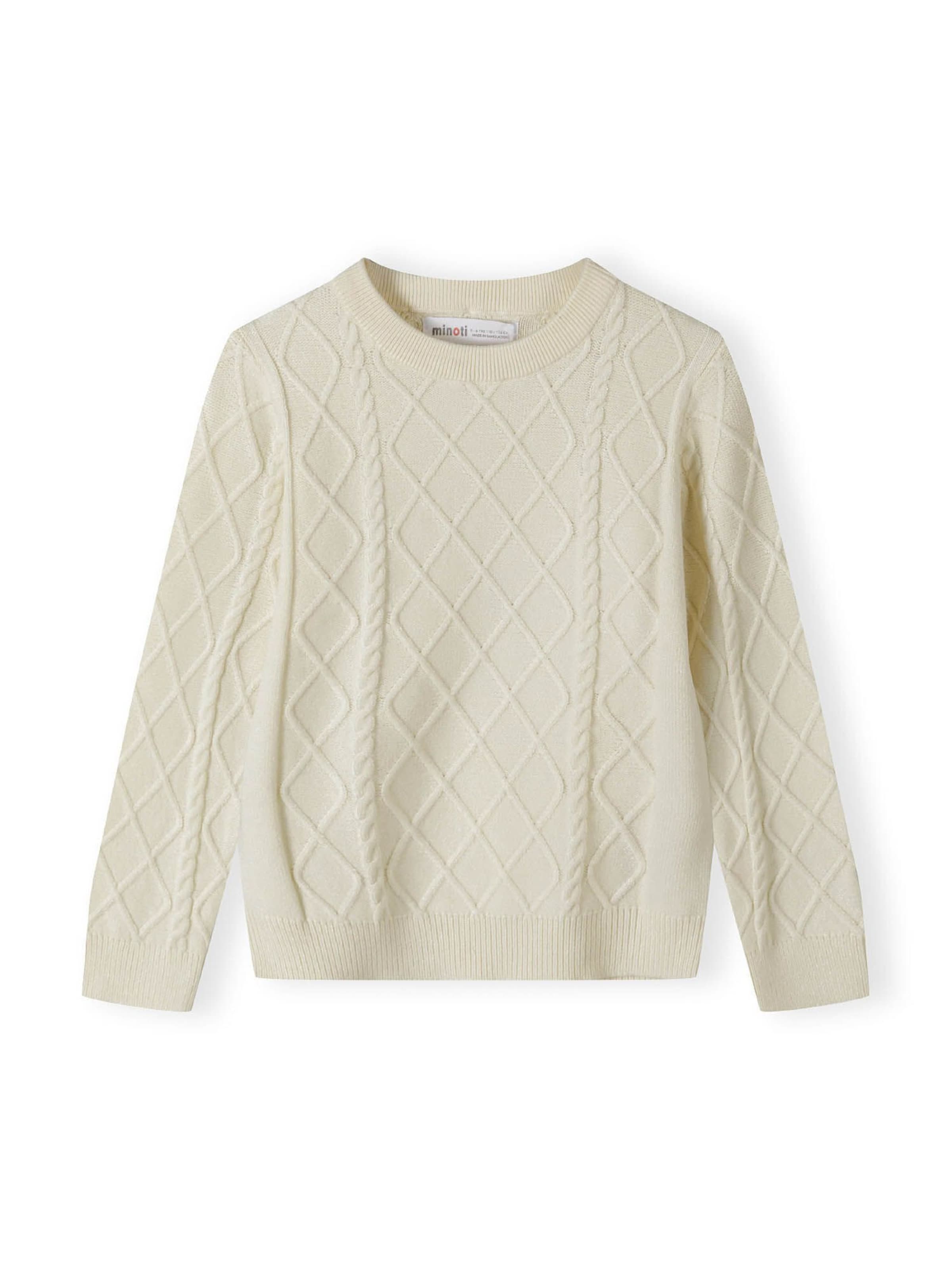 Pull-over MINOTI en blanc : devant