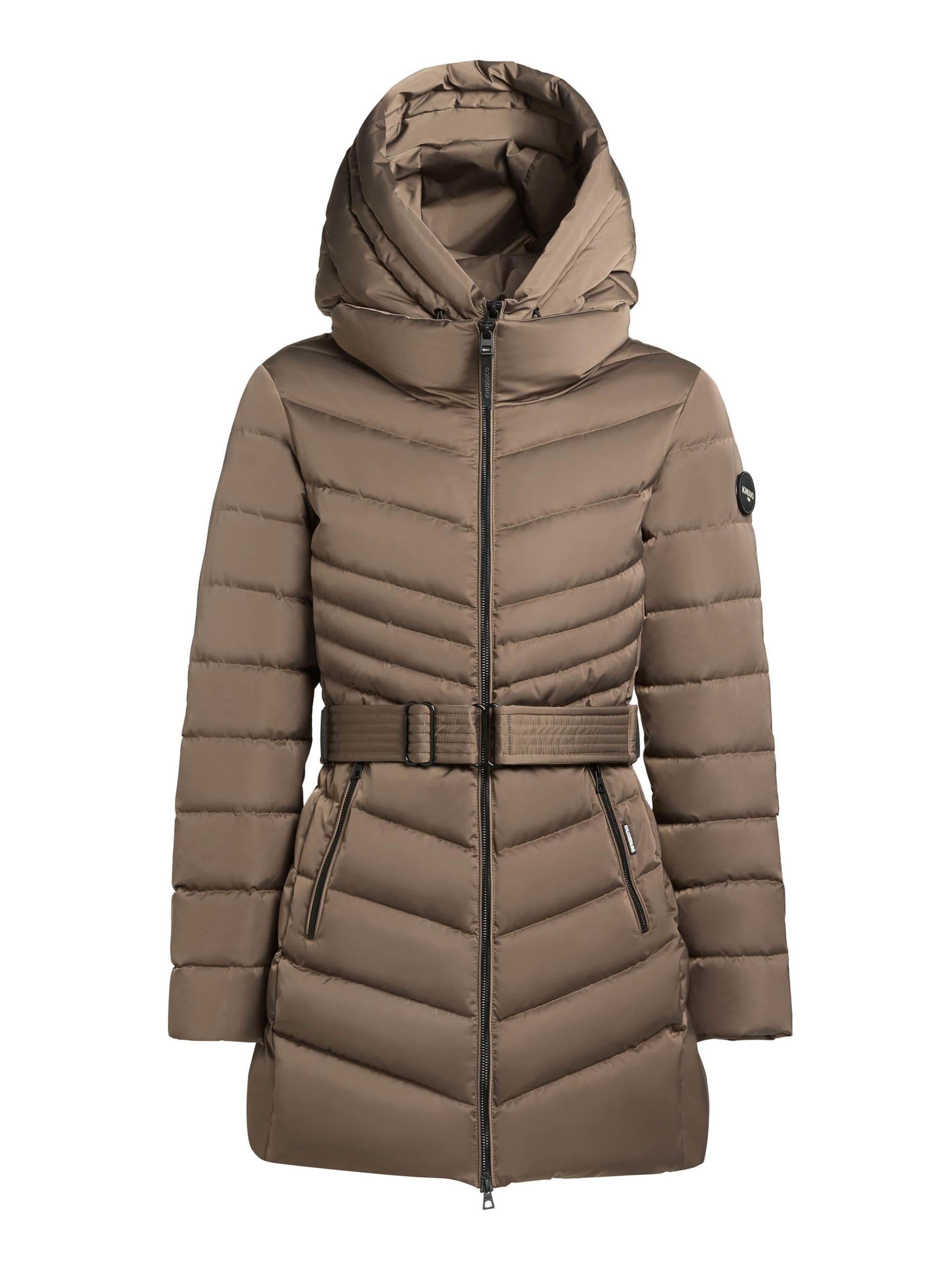 Cappotto invernale 'Kina' di khujo in marrone: frontale