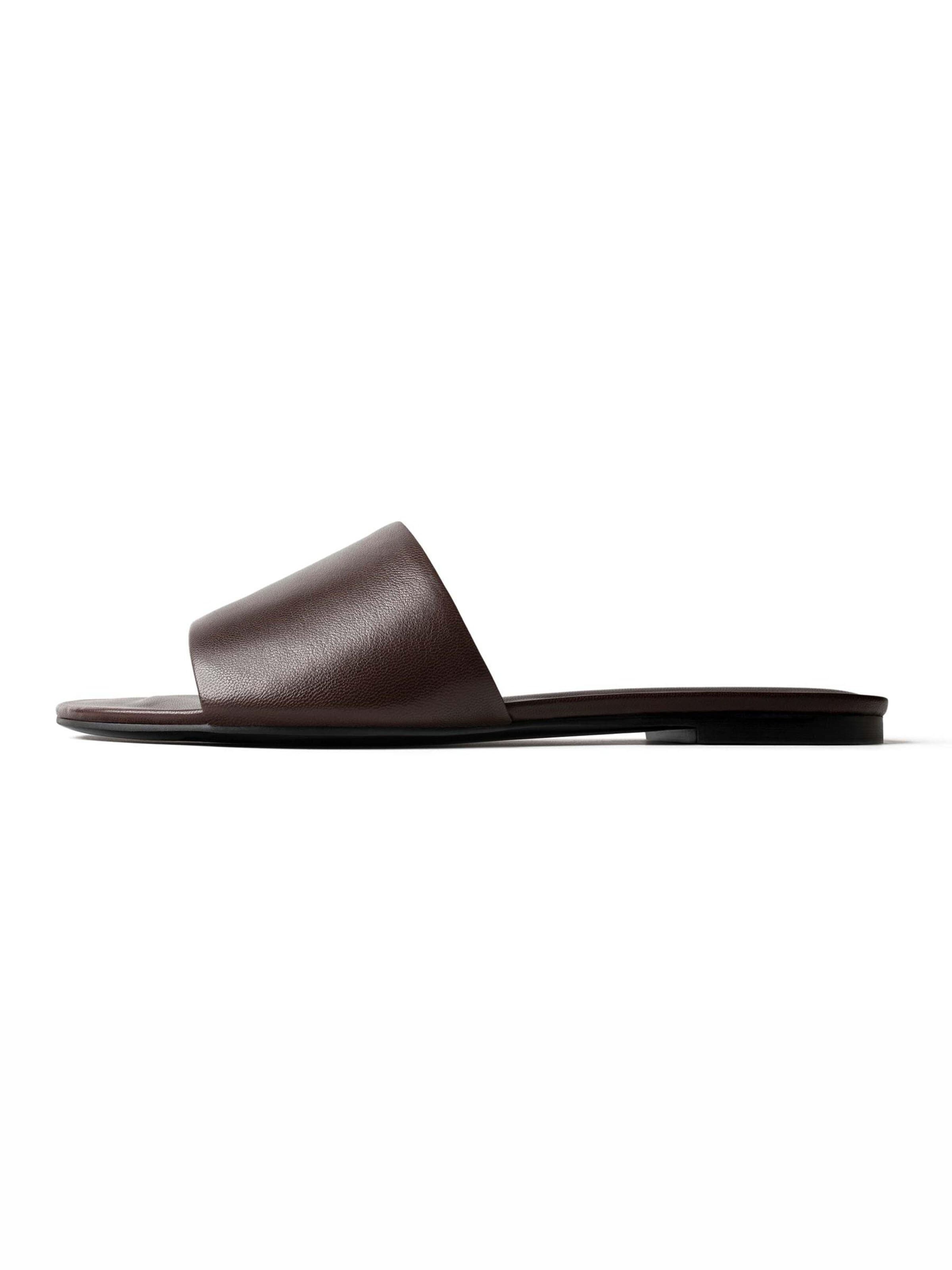 Pantoufle 'ALL THE COLORS FADE' L37 HANDMADE SHOES en marron