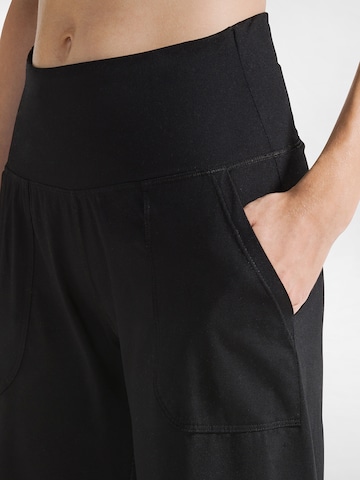 DEHA Wide Leg Hose in Schwarz