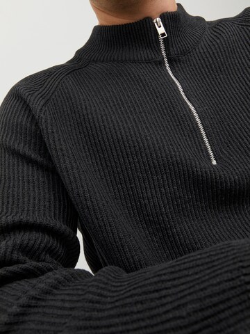 Jack & Jones Plus Pullover in Schwarz