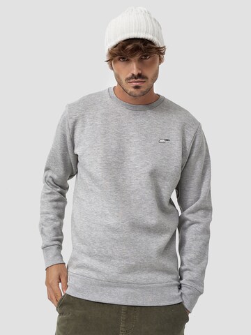 Mikon Pullover 'Messer' in Grau: Vorderseite