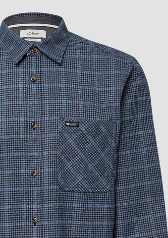 s.Oliver Regular fit Overhemd in Zwart