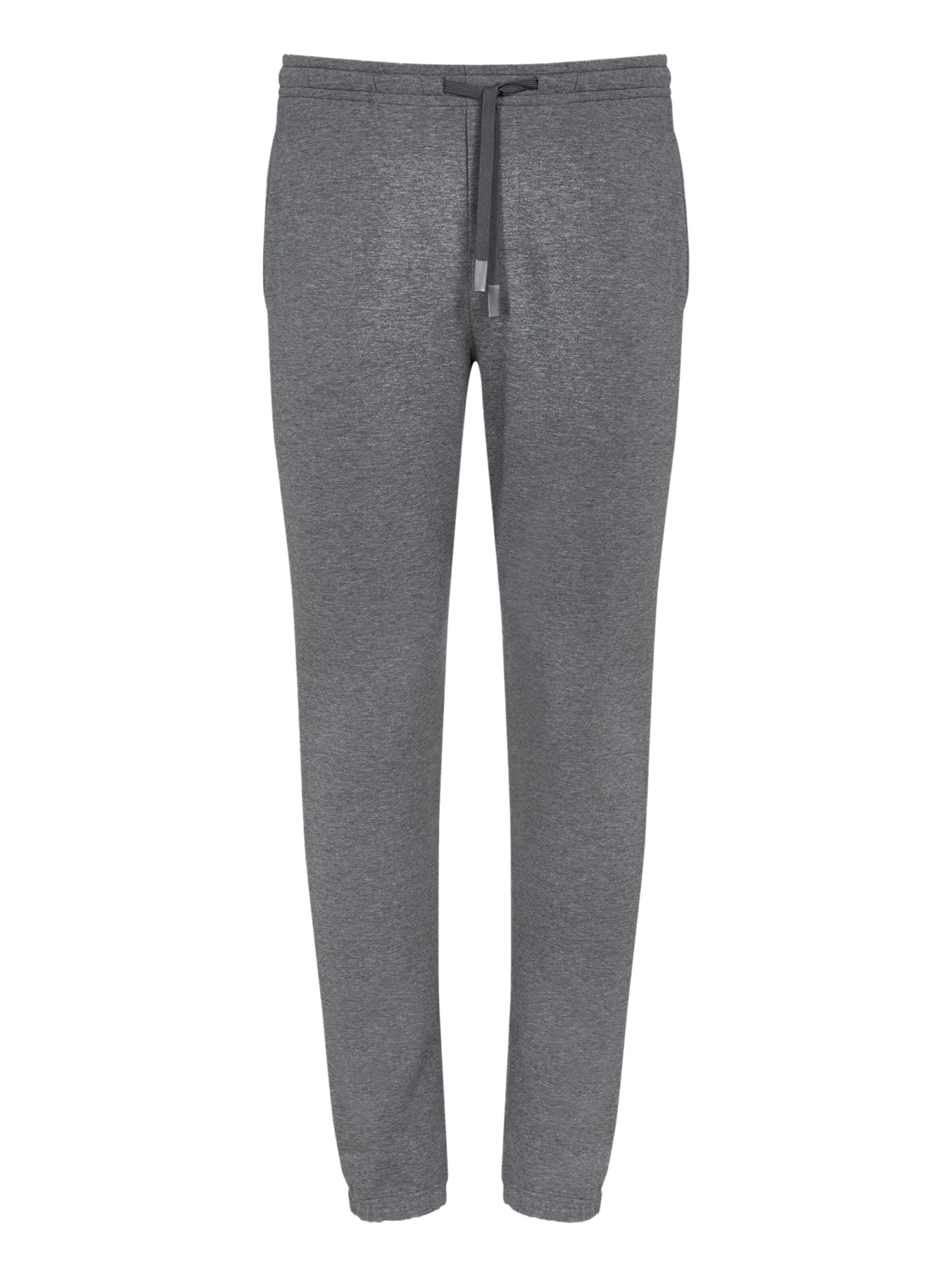 Mey Tapered Pyjamahose in Grau: Vorderseite