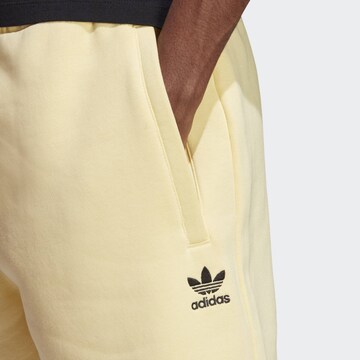 ADIDAS ORIGINALS Regular Pants 'Trefoil Essentials' in Yellow