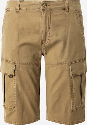 Regular Pantalon cargo BLEND en marron : devant