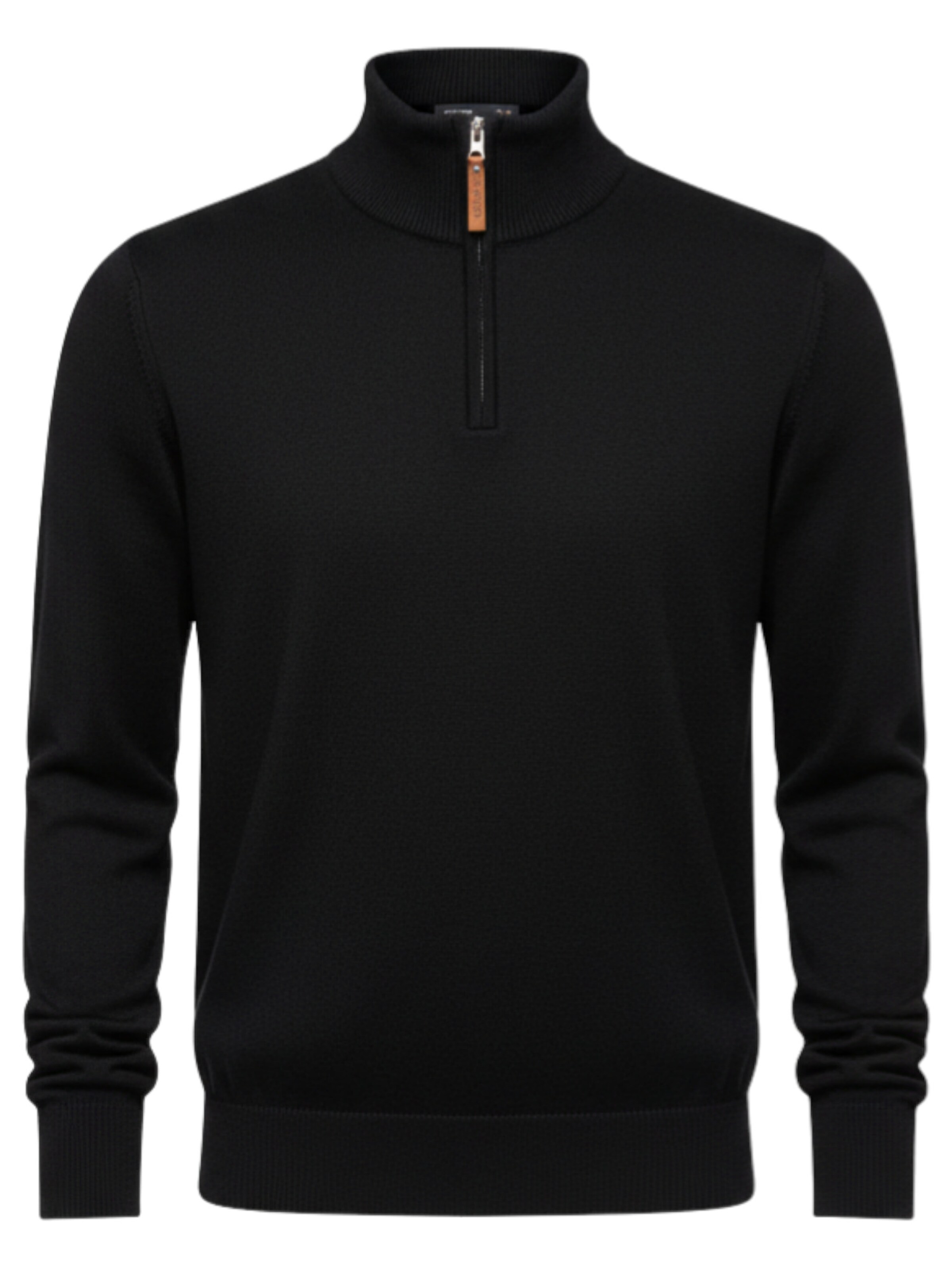 Pull-over Ombre en noir : devant