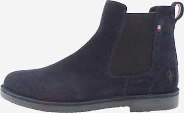 U.S. POLO ASSN. Chelsea Boots in Blau: Vorderseite