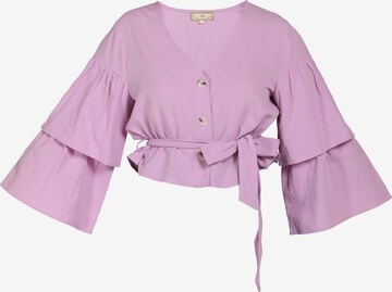 MYMO Blouse in Purple: front
