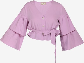 MYMO - Blusa en lila: frente