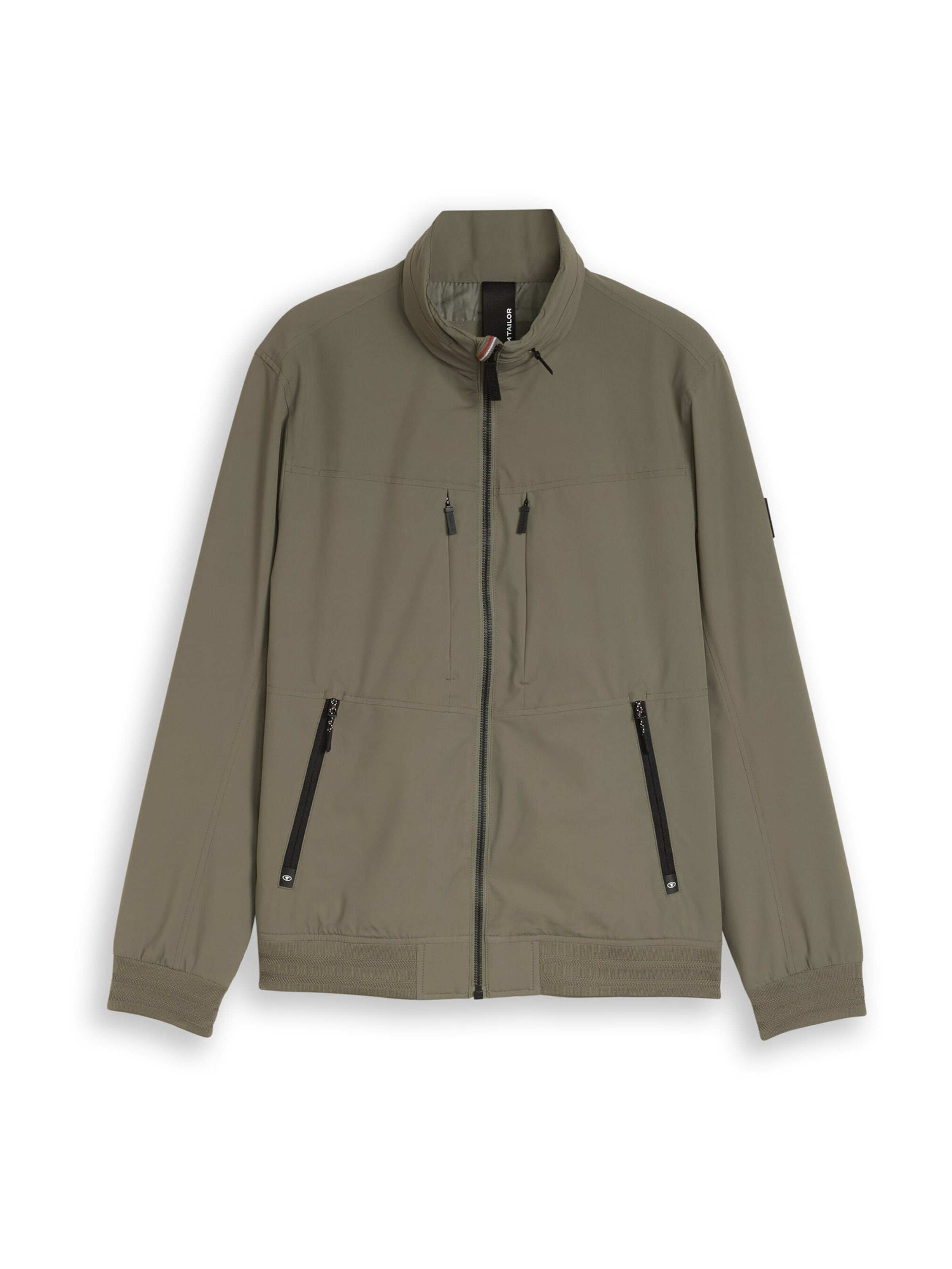 TOM TAILOR Between-Season Jacket in Green: front