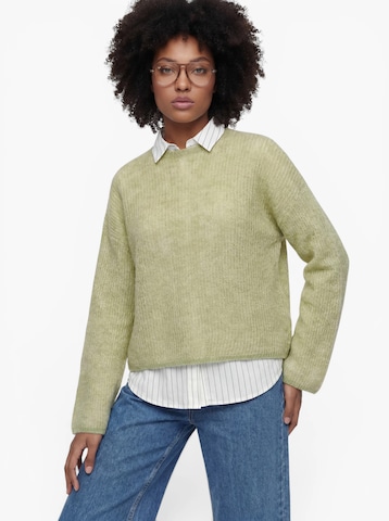 Pull-over 'SLFLULU' SELECTED en vert : devant